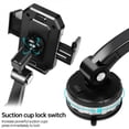 thumbnail image 4 of 360 Rotation Universal Cell Phone Holder Stand Windscreen Windshield Dashboard Mount Mobile GPS Bracket Support Car Trunk Pickup, 4 of 7