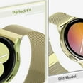 thumbnail image 3 of ALMNVO 20mm Stainless Steel Metal Milanese Loop Wristbands Compatible with Samsung Galaxy Watch 6 5 4 44mm 40mm/ Samsung Galaxy Watch 4 6 Classic 42mm 46mm 43mm 47mm/ samsung Galaxy watch 5 Pro 45mm, 3 of 13