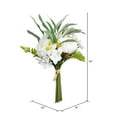 thumbnail image 6 of Vickerman 14'' Artificial White Peony Bouquet, Pack of 2, 6 of 8