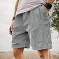 thumbnail image 1 of Retro Corduroy Casual Shorts with Embroidered Logo and Adjustable Drawstring for Everyday Comfort and Modern Style, 1 of 4