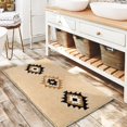 thumbnail image 1 of HAHDAXIA Boho Bathroom Rugs Cream Beige Bath Mat Non Slip Western Geometric Bath Rug Luxury Soft Absorbent Carpet for Bathroom Shower Kitchen Entryway Farmhouse Neutral Decor 24x36, 1 of 7