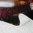 thumbnail image 5 of Homewish Retro Red Dragon Bed Spread Queen,Vintage Wild Animal Queen Coverlet Set,3pcs, 5 of 7