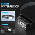 thumbnail image 3 of 2 Pack Headlamp Rechargeable, Ultra-Light Bright Headlight with 8 LED Head Torch Lights, Waterproof Lightweight Head Lamp for Adult, Outdoor Camping Fishing Backpacking Flashlight, 3 of 8