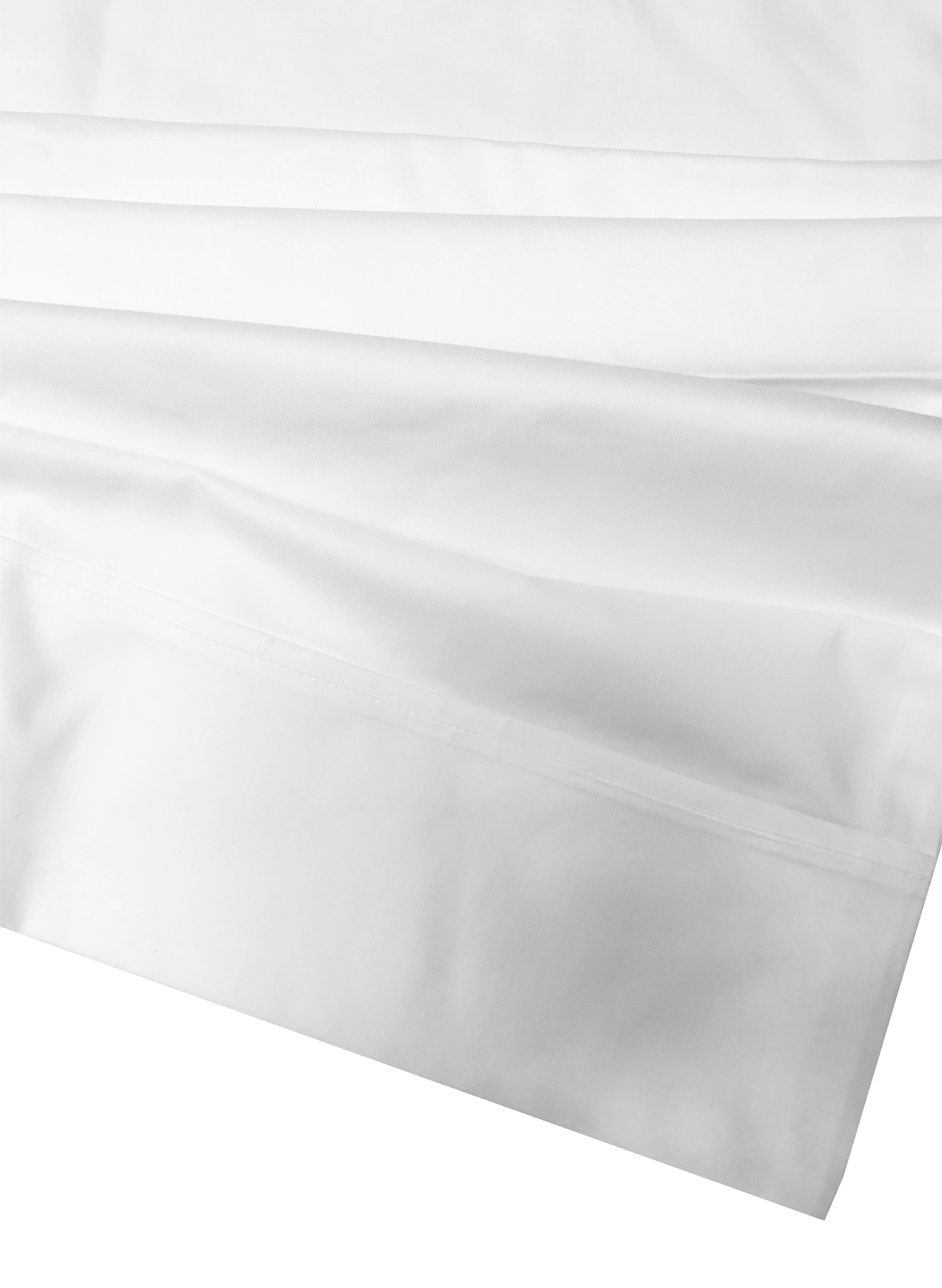 All Cotton 144 Thread Count White 100% Cotton 3-Piece Twin Sheet set