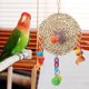 thumbnail image 1 of Juguete Ambiental Para Pájaros, Juguete Para Masticar Pájaros, Loro Columpio Colgante Trenzado De Paja Para Juguete Para Masticar Jaula Para Pájaros Cergrey S, 1 of 8