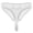 White, variant on COSFO Men Thong Mesh Bulge Pouch T-Back Breathable Low Rise Classic Fit Men Underwear