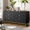 Black, variant on Luku 53.5" Dresser, 6 Drawer Chest with Gold Handles and Legs, Modern Wide Storage Organizer for Bedroom, Hallway, Living Room