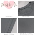 thumbnail image 4 of Coolnut Womens T Shirts Fashion Tops, Couple Love Of Cat With Big Heart Women's Basic Short Sleeve Tees, Grey Lightweight Casual Summer Clothes, XL, 4 of 6