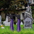thumbnail image 5 of 1 Pair Halloween Upside Down Witch Legs, 18.5 Inches Halloween Witch Leg Yard Stakes,Wicked Witch Legs,Halloween Outdoor Lawn Decorations, 5 of 6