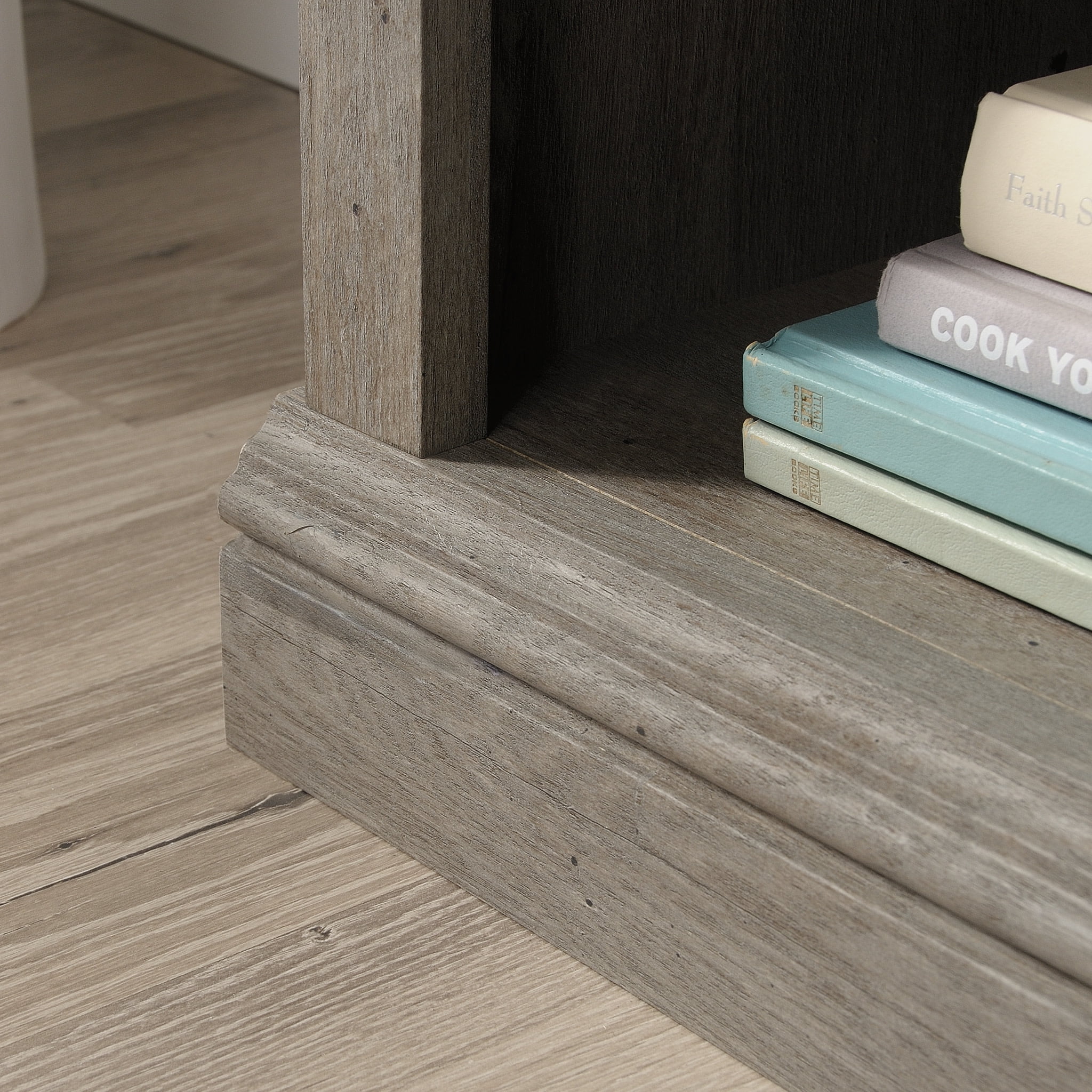 Sauder 3-Shelf Bookcase, Mystic Oak Finish