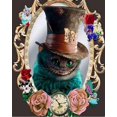 thumbnail image 1 of Cheshire Cat DIY Diamond Painting Disney Alice In Wonderland full drill Diamond Embroidery Cross Stitch handmade Kit home decorsquare 60x80cm Gao Jinjia LED, 1 of 2