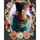 thumbnail image 1 of Cheshire Cat DIY Diamond Painting Disney Alice In Wonderland full drill Diamond Embroidery Cross Stitch handmade Kit home decorround 24x30cm Gao Jinjia LED, 1 of 2