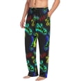 thumbnail image 4 of GZHJMY Dinosaur Pajama Pants for Men, Lounge Pants Lightweight Men Pajama Bottoms with Drawstring Pockets, Christmas New Year Birthday Gifts, Medium, 4 of 6