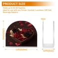 thumbnail image 3 of Napkin Holder for Table Kitchen Paper Tissue Organization Standing Paper Napkin Storage Elegant Heart-shaped Gift Box, 3 of 8