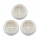 thumbnail image 4 of Apuakthei 3 Piezas Arandelas para Cables de Escritorio Cubierta para Orificios para Cables de Computadora de Escritorio Cubierta para Cables de Escritorio Negro, 50 mm, Blanco, 4 of 5