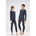 thumbnail image 3 of DEVOPS Boys and Girls Thermal Underwear Long Johns Set with Fleece Lined (Medium, Navy), 3 of 4