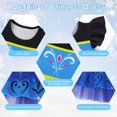 thumbnail image 4 of Disfraz de Princesa HenzWorld Vestido de Tul Azul para Niñas de 7 a 8 Años, 4 of 6
