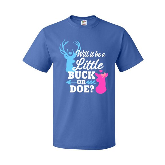 Inktastic Gender Reveal Will It Be a Little Buck or Doe? T-Shirt
