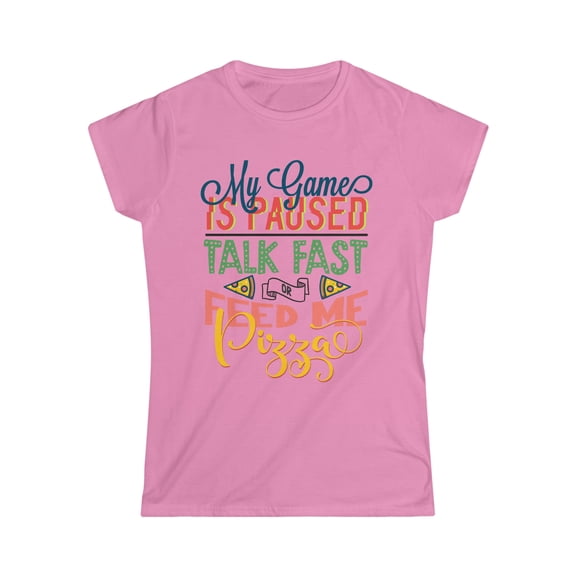 My Games paused Talk Fast Feed Me pizza