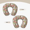 thumbnail image 3 of Gaeub Colorful Chili Print Memory Foam Travel Pillow,U-Shaped Neck Pillow,Head Neck Support Airplane Pillow,Flight Pillow for Traveling,Car,Home,Office,Washable Cover, 3 of 8