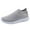 Grey, variant on XIAQUJ Running Shoes Mesh Soles Outdoor Women Slip on Comfortable Sports Shoes Casual Women's Shoes Women's Fashion Sneakers Black 8(40)