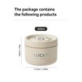 thumbnail image 1 of Bento Lunch Box Set, Portable Keep Warm Lunch Container With Insulated Bag, 18/8 Stainless Steel Thermal Food Container Beige 600ml, 1 of 6