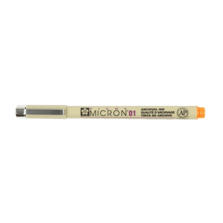 Pigma Sakura Micron Archival Waterproof Pen Size 01 .25mm, Sold individually