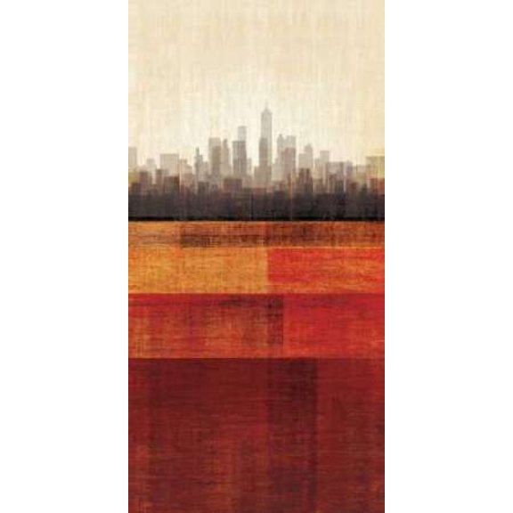 Metropolitan Jewel-Box - Ruby Canvas Art - Amori (24 x 48)