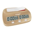 thumbnail image 1 of Reloj de ajedrez LEAP, temporizador profesional digital con alarma, color dorado, 1 of 7