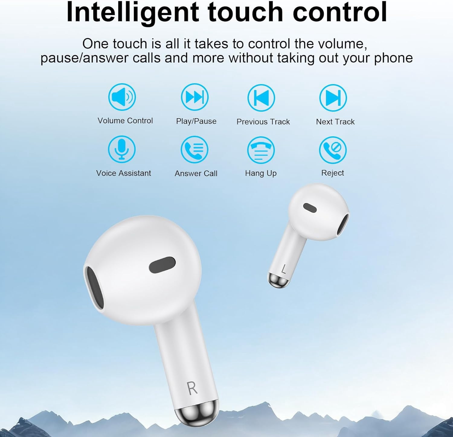 HRTGFD-Wireless Earbuds Pixel Bluetooth Earbuds for Google Pixel 10Pro XL/Fold 9Pro 9a 8A 7Pro 6, Wireless Headphones in Ear HiFi Stereo, 48H Ear buds LED Display, IP7 Waterproof Earphones for Androi