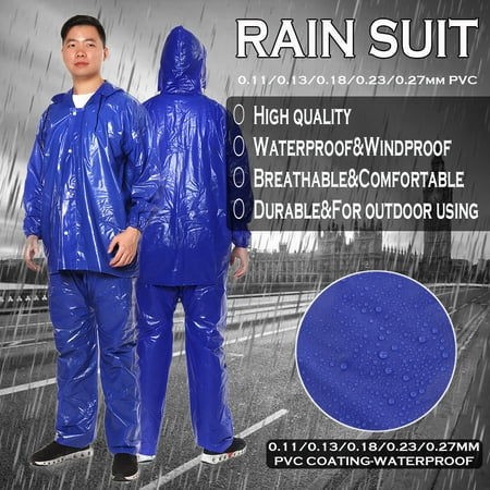 Rain Suit / Waterproof Trousers Waterproof Windproof Rain Suit Jacket ...