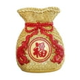 thumbnail image 4 of año Nuevo Chino Feng Shui Bendición Bolsa Florero Decoración Florero de Resina 2024 Decoración de Mesa Decorativa para Versátil Oro 15cm, 4 of 10