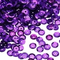 thumbnail image 4 of Loose Sequins 6MM Silver Backed Sequins 2400Pcs Embroidery Sequins for Jewelry Making Crafts Sewing,Deep Purple, 4 of 5
