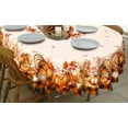 thumbnail image 4 of Thanksgiving Tablecloth Fall Pumpkin Turkey Table Cloth forHarvest Thanksgiving Kitchen Decoration - 54" X 72" Oval, 4 of 7
