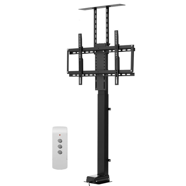 Soporte de TV motorizado VEVOR, soporte de montaje de TV ajustable con carga máxima de 120 lb, soporte de TV electrico vertical con control remoto, soporte de TV motorizado con VESA máximo de 24 x 16