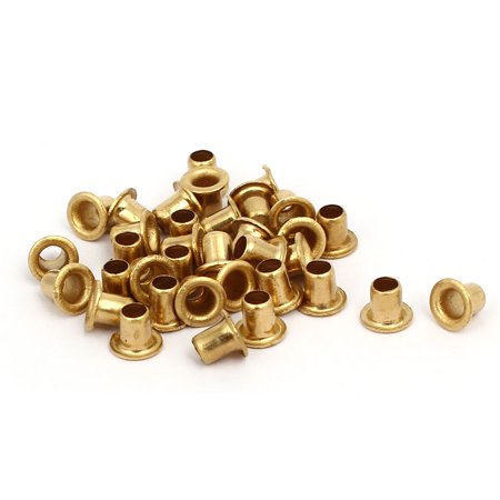 Drapery Banner Belt Metal Eyelet Grommet Hollow Rivets Gold