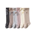 thumbnail image 4 of Medias de seda para bebé, calcetines hasta la rodilla antideslizantes de algodón de clase A para otoño, calcetines por encima de la rodilla para recién nacidos, niños y niñas, 4 of 5
