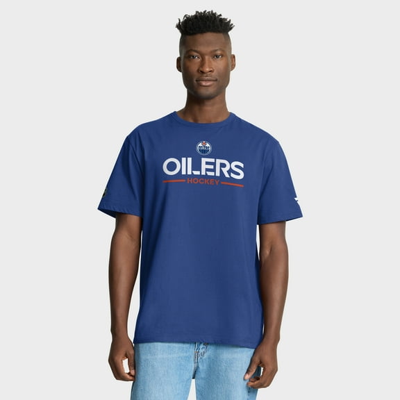 Men's Fanatics Royal Edmonton Oilers Authentic Pro Primary T-Shirt