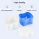 thumbnail image 3 of Dental Retainer Box with Rinseable Basket, Denture Box Denture Storage Container for Soaking and Cleaning Dentures - Blue, 3 of 5