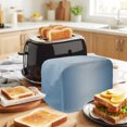 thumbnail image 3 of Toaster Cover 2 Slice, Blue Ombre Dustproof Bakeware Oven Protector with Top Hook, Modern Gradient Abstract Art Waterproof Small Kitchen Appliance Toasters Dust Cover, 11"x6"x8", 3 of 9