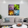 thumbnail image 2 of Art 4 Panels Canvas Print Wall Art Spring Summer Autumn Winter Four Seasons Landscape Color Tree Painting Pictures Prints Nature Forest Artwork Stretched and Framed for Bedroom Living Room Home, 2 of 6