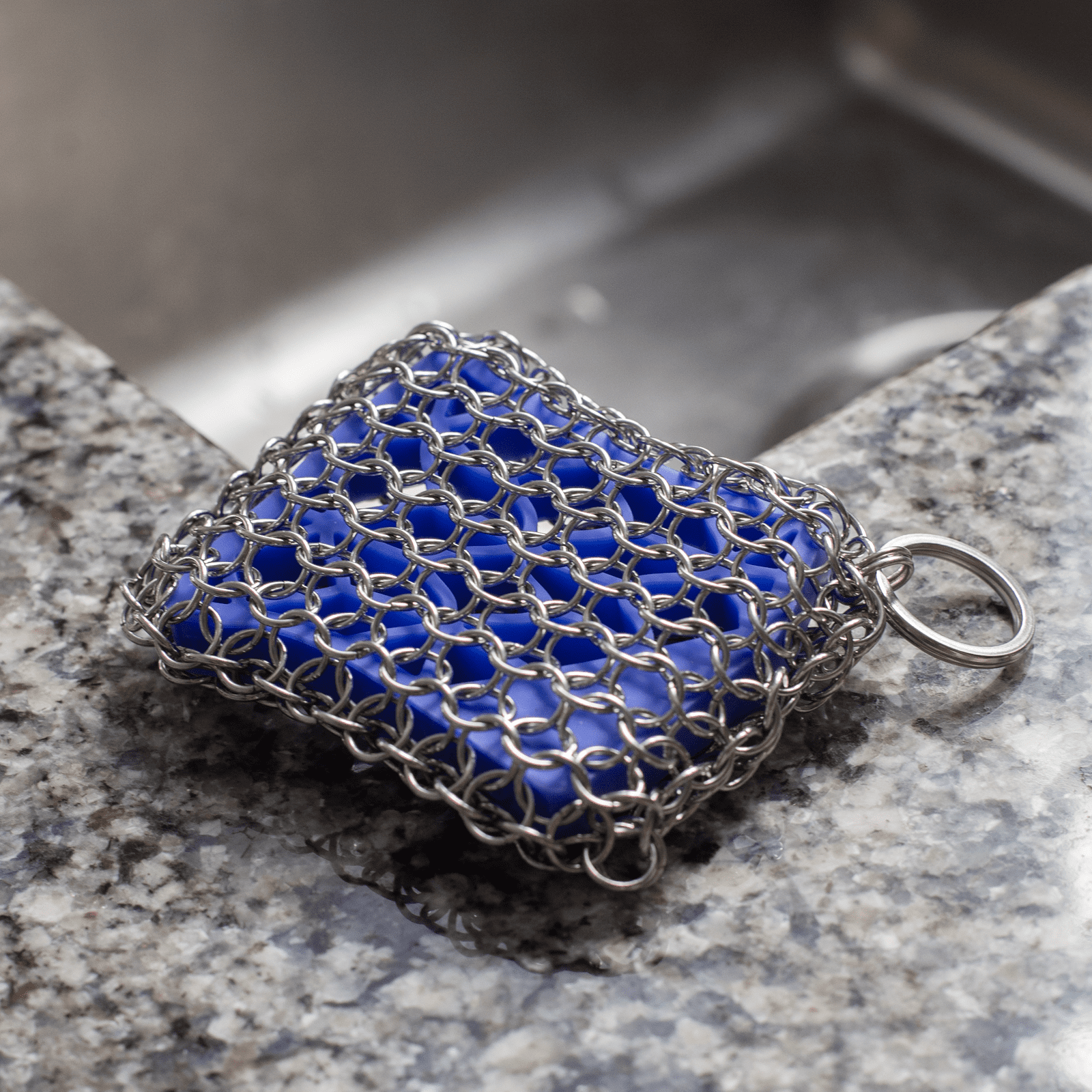 Lodge Chainmail Heavy Duty Scrubbing Pad For Cast Iron 8.71 in