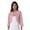 Dark Pink, variant on Venjoe Womens Bolero Shrug Soft Chiffon Open Front Sheer 3/4 Sleeve Cropped Cardigans Covers for Ivory S