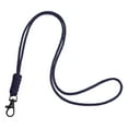 thumbnail image 1 of Uxcell 1-Pack Cordones para Identificación, Correa de Cuello Ajustable Azul Oscuro con Gancho Tipo Langosta para Portador de Identificación, 1 of 6