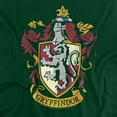 thumbnail image 2 of Harry Potter Gryffindor Crest Unisex Adult T Shirt, Hunter Green, X-Large, 2 of 6