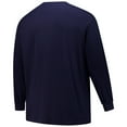thumbnail image 3 of Men's Fanatics  Navy Michigan Wolverines Big & Tall Vision Long Sleeve T-Shirt, 3 of 3