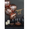 thumbnail image 2 of 20th Birthday Rose Gold Foil Balloon - Superior Float Time, Easy Decor Setup, 2 of 5
