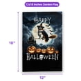 thumbnail image 5 of Happy Halloween Saint Bernard Witch Pumpkins Bats Garden Flag 12x18in Double Sided St Dog Lover Outdoor Decor - 13012, 5 of 5