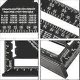 thumbnail image 4 of Carpenter's Square Multifunction 180 Mm Metal Aluminum Ruler Square Gauge Guide Protractor Angle 45 90 Degrees/Carpenter's Tools/Tracing Tool Wood Car, 4 of 4