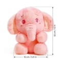 thumbnail image 3 of Stuffed Elephant Plush, Elephant Stuffed Animal, 8 In, Soft Stuffed Animal, Blue Stuffed Animal, Student Elephant Toy, Floppy Stuffed Animal, Animal Ears, Elephant Ears, Light, 3 of 7